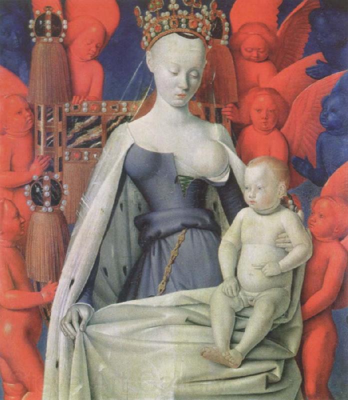 Jean Fouquet The melun Madonna